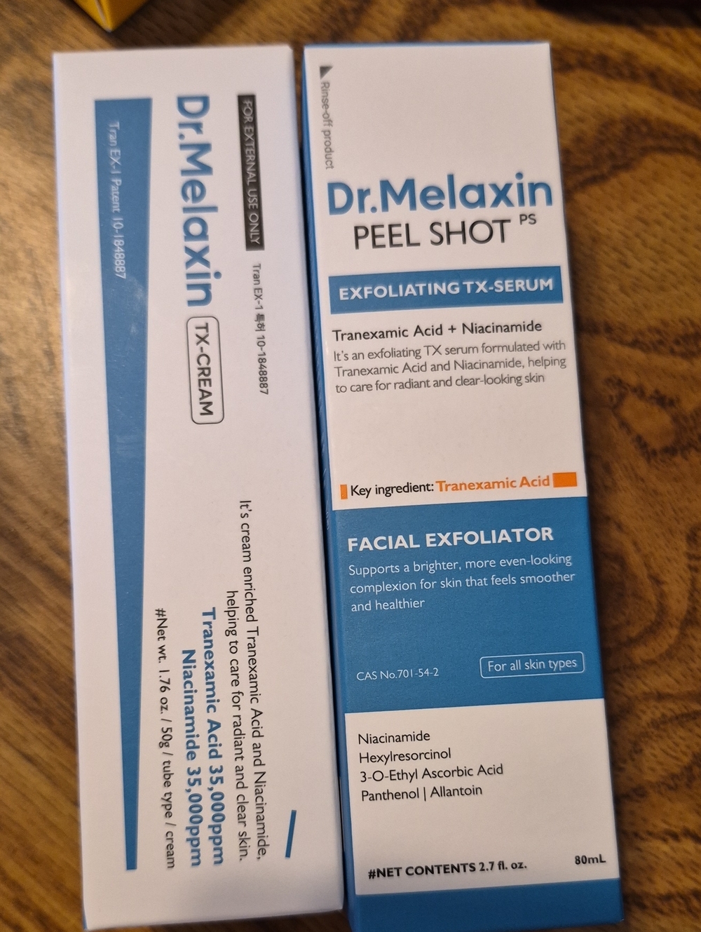 Peel Shot Exfoliating TX-Serum - Tx Cream Dr. Melaxin Nwt